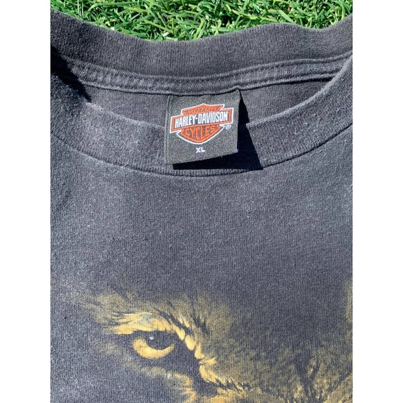 Vintage Harley-Davidson Wolf T-shirt size XL Bike made in USA 2000 - Picture 5 of 8